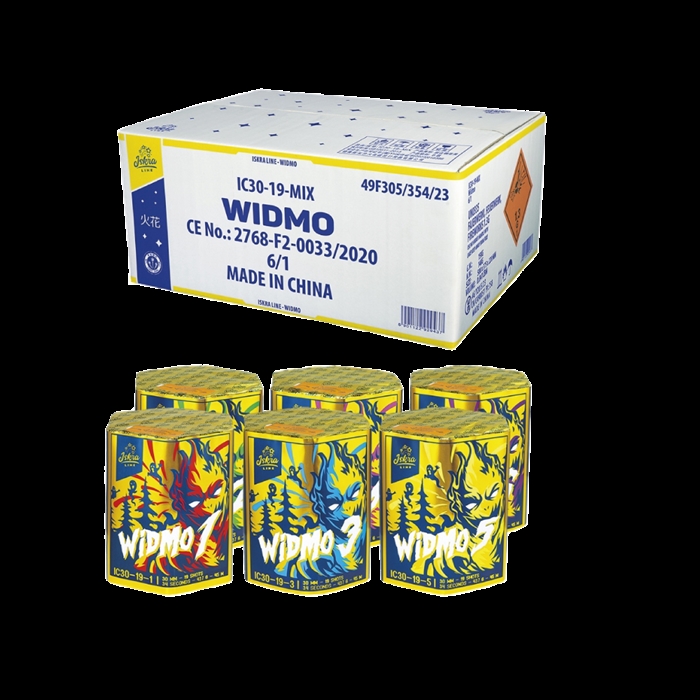 FYRVÆRKERI  - FUNKE WIDMO 6 X 19 SKUD – 2622G NEM - SKYTS.DK